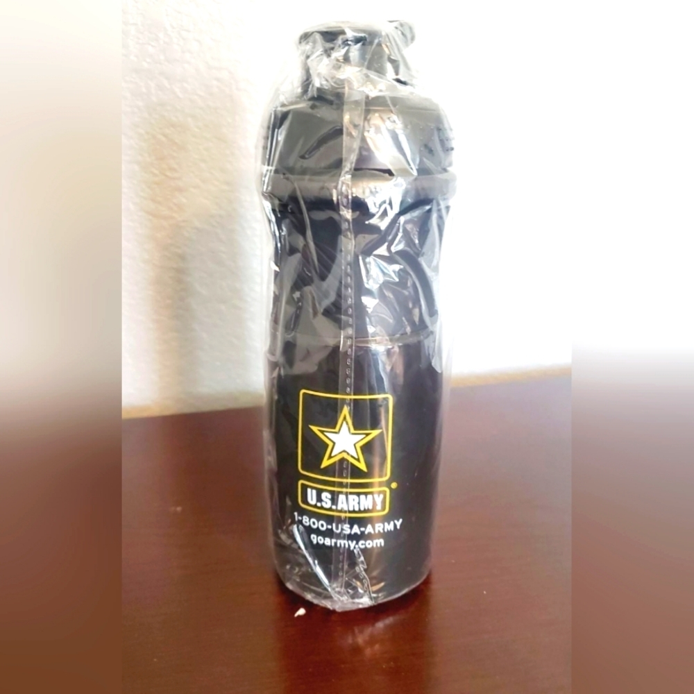 Army protein shaker bottle